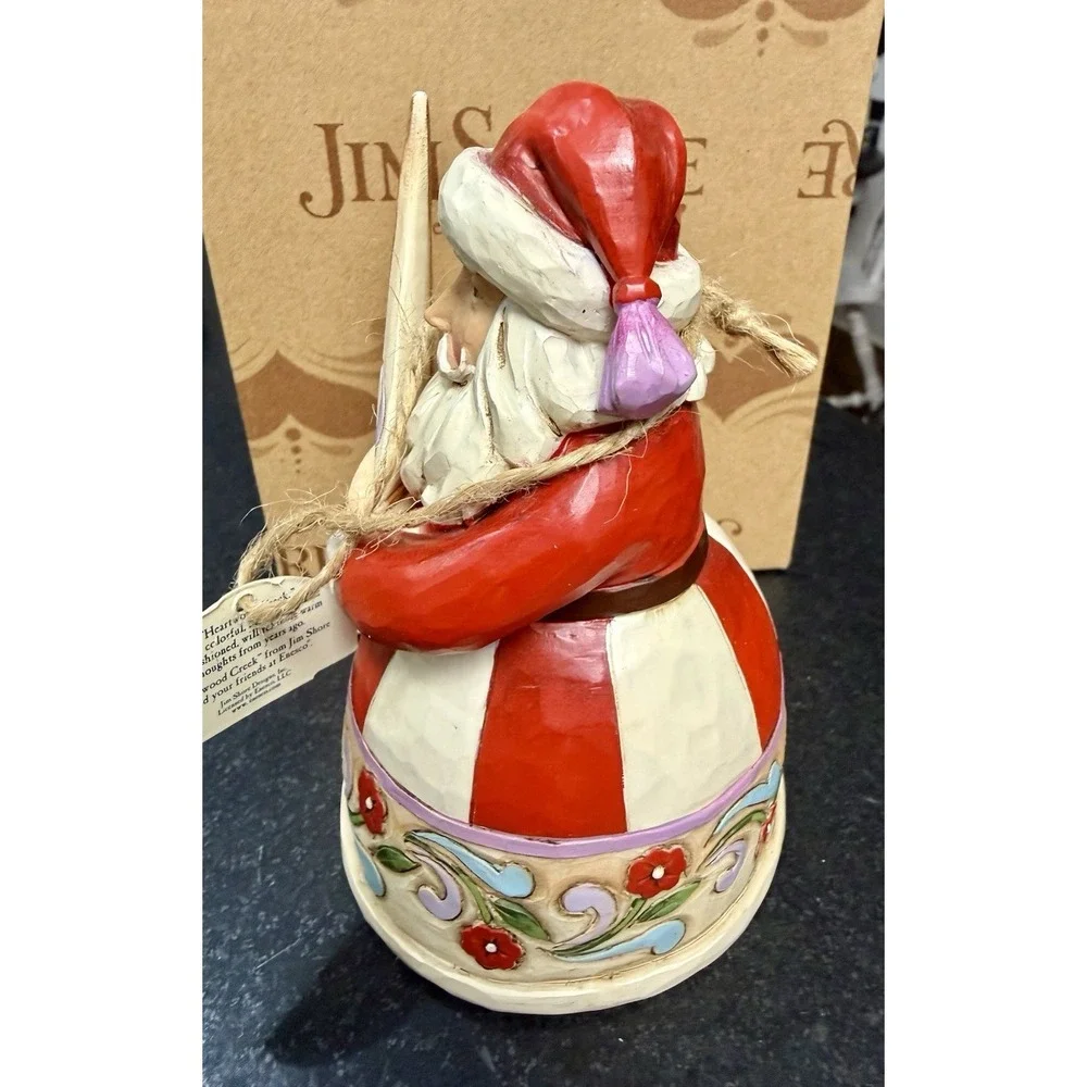 Jim Shore Heartwood Creek Christmas Spirit Fills My Sails figurine In Box Boat